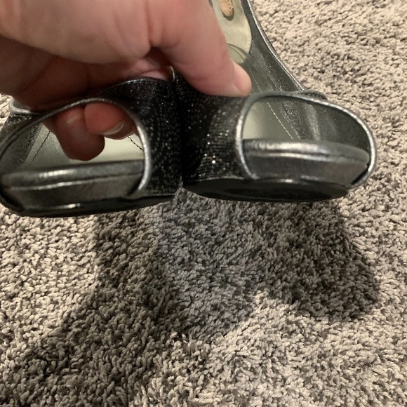 Style & Co Naveah Heels Pewter  size 6.5 - Picture 10 of 12